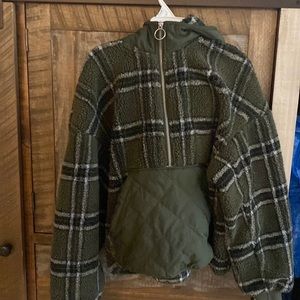 Zara fleece hoodie xs